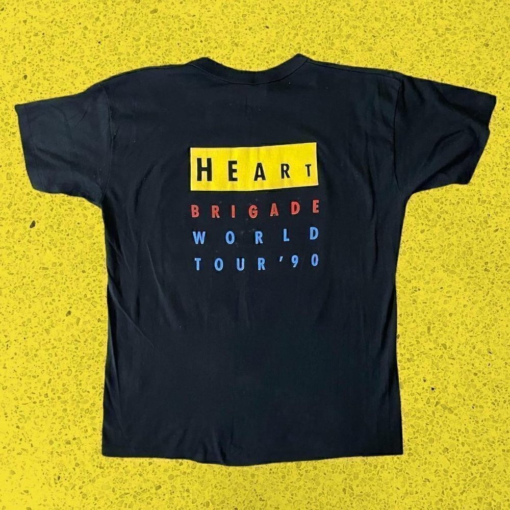 Heart SINGLE STITCH band t shirt 1990 90’s - Picture 3 of 6